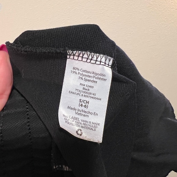 Time and Tru Sweat/Slacks black pants size small - Picture 6 of 6